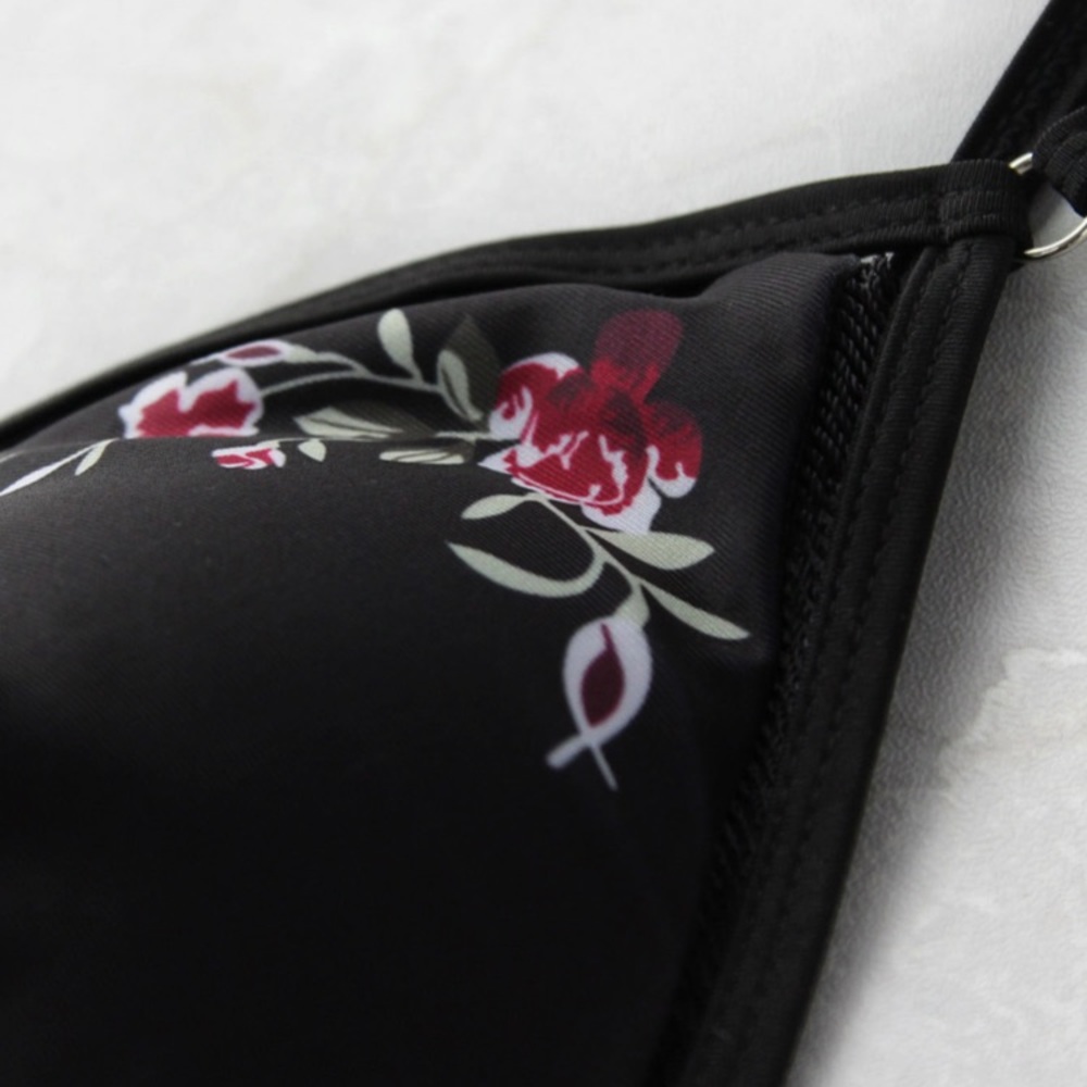 ❤️1LEFT Floral high waist bikini - Picture 3 of 7